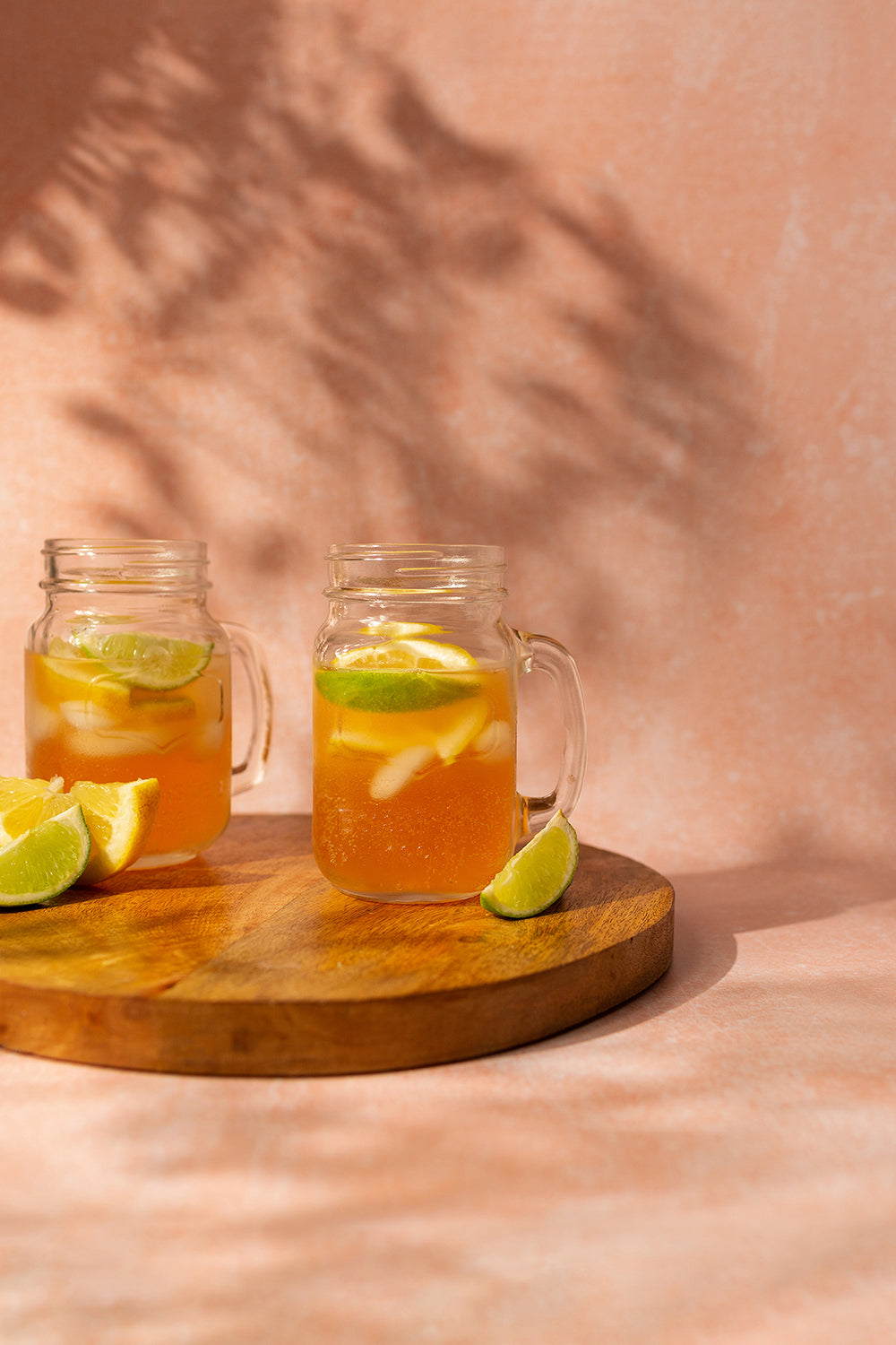 Peach Concrete Photography Backdrop
