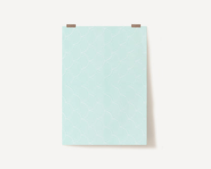 Aqua Mermaid Tiles Photography Backdrop